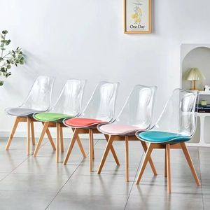 Restaurant moderne pied <span class=keywords><strong>en</strong></span> bois scandinave classique usine Design pp chaise <span class=keywords><strong>en</strong></span> plastique café ensemble <span class=keywords><strong>de</strong></span> salle à manger avec <span class=keywords><strong>6</strong></span> <span class=keywords><strong>chaises</strong></span> table à manger - Product Image 4