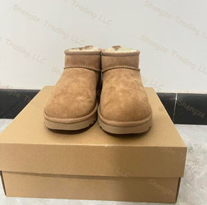 Botas de Invierno y Verano Unisex de Piel, Estilo Clásico de Diseñador de Lujo, Impermeables, Cómodas, con Forro de Piel - Product Image 5