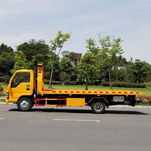 Camión de Rescate Isuzu 600P 4x2 de 4 Toneladas con Plataforma Plana, Camión de Remolque de 5 Toneladas con Plataforma Deslizante para Rescate de Automóviles - Product Image 3