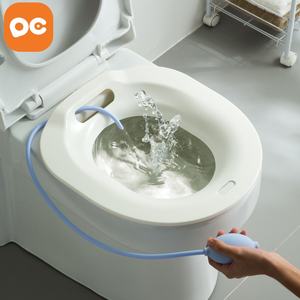 Bidé Portátil Plegable para Limpieza Íntima Femenina, Herramienta para Lavado sin Posición de Cuclillas, Lavabo para el Cuidado de Hemorroides, Hecho de Plástico Resistente - Product Image 1
