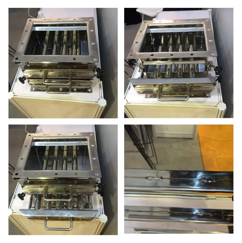 Separatore magnetico a cassetto in acciaio inossidabile per polvere e granuli nell'industria farmaceutica
