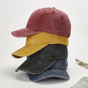 Gorra de Béisbol de Mezclilla de Algodón de 6 Paneles de Estilo Retro de Nuevo Diseño, Visera Curva, Logotipo Personalizado, Gorras de Papá Lavadas Unisex con Hebilla de Metal - Product Image 1