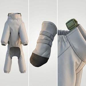 Botas <span class=keywords><strong>de</strong></span> Lluvia para Perros al por Mayor con Suela Suave, Transpirables e Impermeables, Hechas <span class=keywords><strong>de</strong></span> Tela - Product Image 3