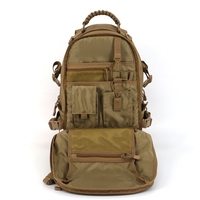 Mochila tactique gran paquete de asalto del Molle Utilitaire Bug Out Sac Mochila Mochila 25L Negro