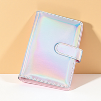 A6 A5 Macaron PU Cuir 6 anneaux Classeur Cahier à Spirale Agenda Planificateur Organisateur Papeterie