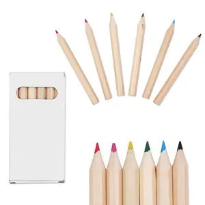 Set de Mini crayons de couleur naturelle pour enfants, crayons,