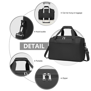 Bolsa de Viaje de Gran Capacidad con Nuevo Diseño, 40x30x20, Plegable, con Compartimento para Zapatos, Bolsa de Mano para Viajes en Avión, 40x20x25, Multi-P - Product Image 3