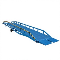 Pont d'accès mobile YFK, rampe de levage hydraulique manuelle de grande capacité pour le chargement de conteneurs et l'entreposage