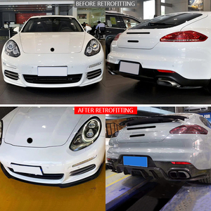 ชุดแต่งคาร์บอนไฟเบอร์ ปี 2014-2016 สำหรับ <span class=keywords><strong>Panamera</strong></span> 970 ประกอบด้วย สเกิร์ตหน้า สเกิร์ตหลัง สเกิร์ตข้าง พร้อมไฟตัดหมอก - Product Image 2