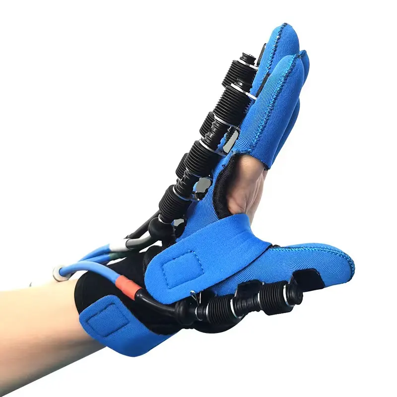 Nuovo robot di riabilitazione del colpo per la macchina di recupero di carenza della mano per l'attrezzo ginnico elettrico di paralisi del dito del polso del colpo
