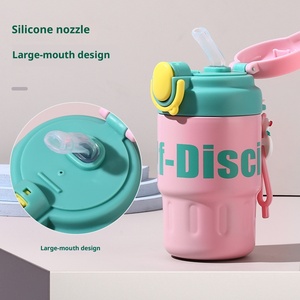 Hợp Thời Trang Mát 316 Nước Bằng Thép Không Gỉ Cup Với Rơm Cao Tìm Kiếm Biểu Tượng Tùy Chỉnh Cho Cô Gái Nóng Hiệu Suất Cách Nhiệt - Product Image 4