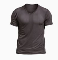T-shirt de sport unisexe personnalisé coupe classique en jersey 100 % polyester 180 grammes, doux, avec logo numérique imprimé, manches courtes, couleur unie