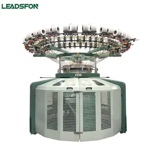 Leadsfon Highly Productive Single Jersey En Stock Máquina de tejer de tela de punto