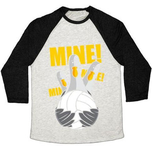Mia! T-shirt da baseball unisex in tessuto misto - Product Image 4