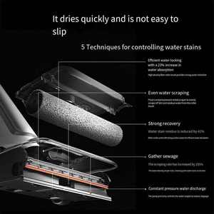 Nettoyeur de sol sans fil Mijia 4 Pro 160AW multifonctionnel intelligent pour la maison - Product Image 5