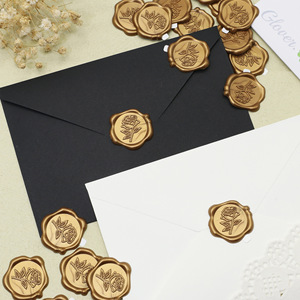 Timbro sigillo di cera personalizzato con sigilli di cera <span class=keywords><strong>personalizzati</strong></span> per inviti di nozze affari e artigianato - Product Image 4