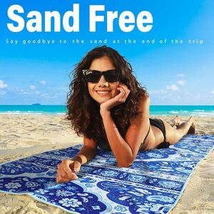 Wholesale Summer Soft Quick Dry Microfiber Swimming Yoga Comfortable Printed Custom Sport Sand Free Beach Towel - Product Image 3