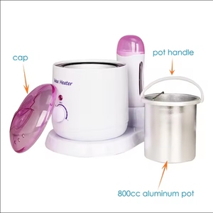 Kit de chauffe-cire dépilatoire ensemble de chauffe-cire 2 en 1 avec 1 machine à <span class=keywords><strong>bandes</strong></span> de cire roulante pour équipement de beauté à usage domestique - Product Image 2