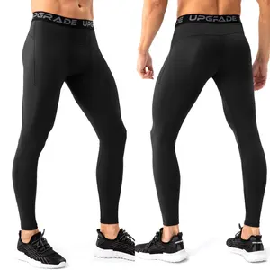 Pantalones de capa base de entrenamiento atlético al por mayor maximiza tu entrenamiento compresión pantalones para correr mallas deportivas mallas de rendimiento