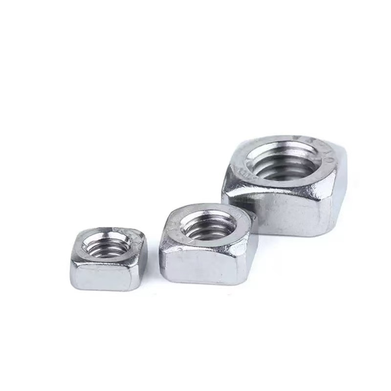 Wholesale Price Corrosion Resistant Square Nuts M8-M16 DIN 557 Electro-Galvanized For Solar Panel Mounting Racks