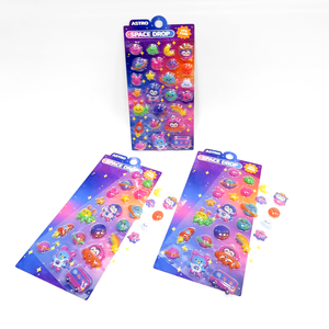 Japanse OEM waterdichte Japanse dieren 3D reliëf kristallen sticker bonbons drop <span class=keywords><strong>stickers</strong></span> op maat gemaakte epoxy bubbel <span class=keywords><strong>stickers</strong></span> - Product Image 2