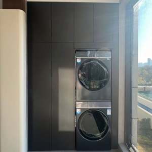 Mueble de Baño de Lujo, Mueble Lateral para Baño, Mueble para Lavadero, Combinación de Mueble para Lavabo, Mueble Impermeable para Lavadora - Product Image 1