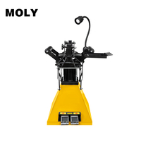 MOLY Tam Set Lastik Değiştirme Makinesi Kombosu Tekerlek Hizalama Dört Kolonlu Araç Kaldırıcı 4 Direkli Araç Liftleri Atölye İçin İkincil Kriko ile