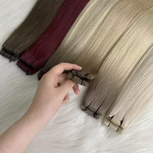 Leshine New Design Super Thin Hand-tied Weft Can Be Cut Genius Wefts genius weft hair extension