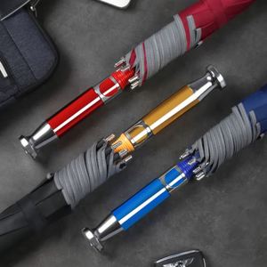 Parapluie de golf VIP haut de gamme à double couche avec long manche, design classique, logo imprimé, emballage professionnel amélioré, lot de 2 pièces - Product Image 1
