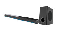 Nouvelle barre de son Bluetooth 2.1 OEM 2025, vente chaude, système audio RMS120W, haut-parleur de barre de son avec caisson de basses filaire