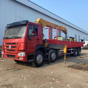 Camion Usato Howo per Carichi Pesanti, 371 CV, 8x4, 6x4, <span class=keywords><strong>con</strong></span> Gru, Cassone, Pianale, di Seconda Mano e di Buona Qualità - Product Image 6