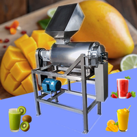Industriële fruitverwerkingsinstallaties automatische tomaten- en mangopureermachine met enkele/dubbele kanaal fruitpulper