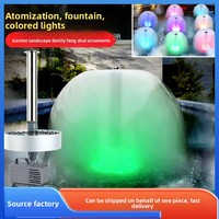 Fuente de Agua para Estanques de Peces de Acero Inoxidable HD 304, Rociador de Niebla, Atomizador, Circulación de Agua y Filtración, Todo en Uno, Tres en Uno