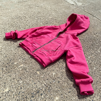 Sudadera con capucha rosa para hombre, con cremallera completa, lisa, oversize, estilo urbano, proveedor mayorista de ropa en blanco, fabricante de marcas de ropa personalizada, OEM