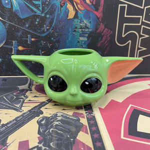 Star Wars Master <strong>Yoda</strong> 3D Ceramic Coffee <strong>Mug</strong> for <strong>Yoda</strong> Baby Gifts Water Cup for Daily Use - Product Image 2