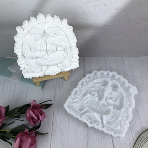 Molde de Silicona para Resina Hecho a Mano, Estilo DIY, Adornos Decorativos y Herramientas para Pasteles, Molde de Yeso para Resina - Product Image 2
