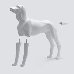Köpek manken ekran Viszla köpek şekli manken ekran hayvan köpek manken ayrılabilir bacaklar ve kuyruk ile satılık - Product Image 6