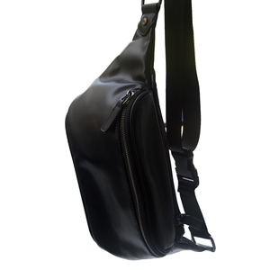Hot Selling New Money Pack Wholesale Men's Outdoor Sports Running Shoulder <strong>Soft</strong> Pu <strong>Leather</strong> Belt <strong>Purse</strong> Recycled Urban Chest Bag - Product Image 1
