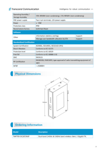 Client Wi-Fi 6 industriel Transcend TIAP700-DC2GT2N3F 3000 Mbps avec double ports GE et série – OEM personnalisé bienvenu - Product Image 3