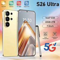 Smartphone S26 Ultra Android 16 con 22GB+2TB, Display 7.3 Pollici, 5G Globale, CPU Deca Core, Cellulare Economico di Alta Qualità