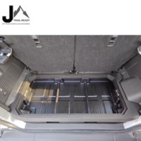 Pour Suzuki Jimny 2018+ 5 portes, boîte de rangement pour coffre arrière Pueatas, bac rotomoulé, boîte de rangement étanche, accessoires intérieurs
