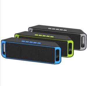 Enceinte son BT sans fil d'extérieur, nouveau modèle de haut-parleur BT, double enceinte avec caisson de basses, convient en cadeau, compatible <span class=keywords><strong>carte</strong></span> tf, modèle sc208 - Product Image 2