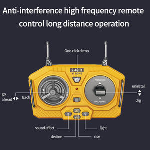 Samtoy Nâng Cấp 2.4Ghz 1/20 Quy Mô Xây Dựng Mô Hình Hợp Kim Xô 9ch Điều Khiển Từ Xa Máy Kéo Trẻ Em Chơi Xe Ủi <span class=keywords><strong>RC</strong></span> Xe Tải - Product Image 4