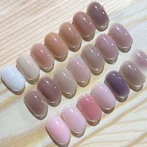 पेशेवर शाकाहारी 15 मिलीलीटर उच्च गुणवत्ता वाले जेल पॉलिश सेट 20 रंग हेमा-मुक्त तरल नाखून पॉलिश सोक-ऑफ नग्न जेल रंग - Product Image 1