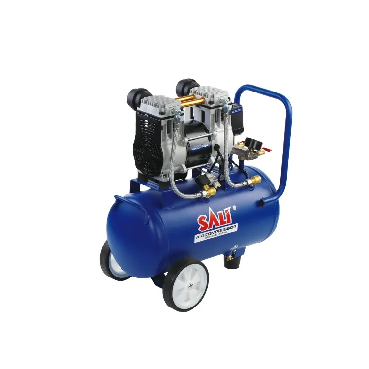 Blu del rame 72030 del portatile 3 Db(a) 980 RPM dell'aria compressa dei compressori d'aria 2hp senza olio Ultra silenziosi del compressore d'aria di SALI 1450 0.17 W