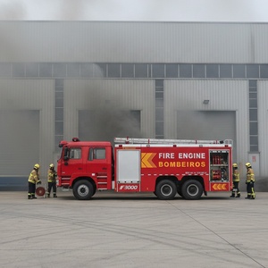 Camion de lutte contre l'incendie SHACMAN robuste et durable avec réservoir d'eau en mousse de 12 000 litres, camion spécial de sauvetage et de lutte contre l'incendie 6x4 à vendre - Product Image 1