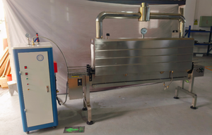 Máquina de Túnel de Termoencogimiento de Etiquetas de Plástico para Latas de <span class=keywords><strong>Cerveza</strong></span>/Botellas de Vidrio/Frascos con Generador de Vapor - Product Image 4