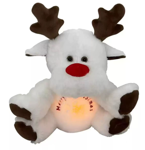 Nouvelle Peluche Lumineuse Respirante Fraise Carotte Lapin Renne Mignonne Apaisante pour le Sommeil - Product Image 2
