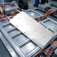 Plaque de refroidissement en aluminium OCOCOO, directement de l'usine, haute performance de dissipation thermique pour système de refroidissement de batterie de véhicule électrique, commande en gros