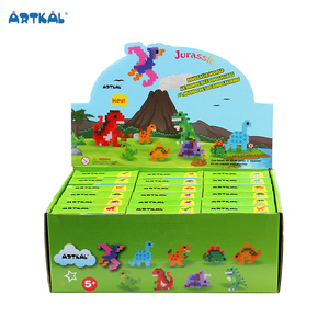 Ensemble de jouets <span class=keywords><strong>dinosaures</strong></span> Artkal <span class=keywords><strong>2022</strong></span> en promotion, kit de fabrication de perles à fusionner Perler de 5 mm, animaux pour enfants - Product Image 2